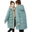 Abrigo de invierno con capucha para mujer 6