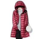 Abrigo de invierno de mujer con capucha desmontable 5