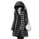 Abrigo de invierno de mujer con capucha desmontable 1