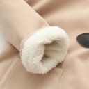 Abrigo de invierno de mujer con pelo P2224 3