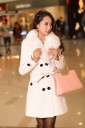 Abrigo de invierno para mujer con cuello distintivo J3021 8