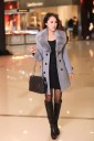 Abrigo de invierno para mujer con cuello distintivo J3021 11