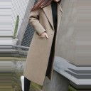 Abrigo de lana elegante para mujer J2748 3