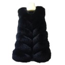 Abrigo de piel de mujer P2050 1