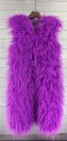 Abrigo de piel de mujer P2323 7