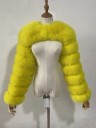 Abrigo de piel de mujer P2540 7