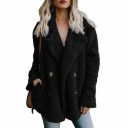 Abrigo de piel sintética para mujer P1433 3