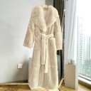Abrigo de piel sintética para mujer P1769 14