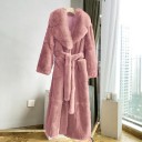 Abrigo de piel sintética para mujer P1769 11