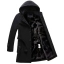 Abrigo largo de hombre con pelo J1550 3