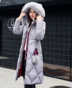 Abrigo largo de invierno para mujer con patrón J2323 16
