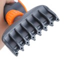 ABS zwembadfilterreiniger 28 x 9 cm compatibel met de meeste filterpatronen zwart-oranje voor het reinigen en onderhouden van zwembaden 2