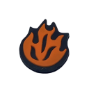 Absorbedor de vibraciones para raqueta de tenis con diseño de llama Accesorio deportivo para jugadores de tenis Amortiguación cómoda de golpes Equipamiento de tenis 5