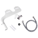 Accessoire de bidet pour siège de toilette Double buse Pression d'eau réglable Bidet non électrique pour toilettes européennes Pulvérisateur 3