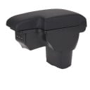 Accoudoir 35 x 16 cm pour Nissan Juke et Infiniti ESQ 2010–2019 Cuir synthétique à deux couches Plastique ABS Boîte de rangement avec USB 1