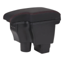 Accoudoir en cuir pour Mazda CX-3 et Mazda 2 Skyactiv avec USB accoudoir coulissant avec boîte de rangement cuir véritable montage facile accessoires automobile 6