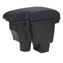 Accoudoir en cuir pour Mazda CX-3 et Mazda 2 Skyactiv avec USB, accoudoir coulissant avec boîte de rangement en simili cuir, installation facile, accessoires auto 4