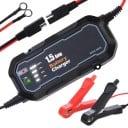 Acculader 12 V 1,5 A Automatische driefasige lader met LED-indicator Opladen en overspanningsbeveiliging EU-stekker 2