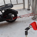 Acél fékzár a spirálisan kialakított acélkábellel a Xiaomi Mijia M365 elektromos rollerhez és más e-roller modellekhez 4