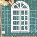 Acél kivágó sablon ablak 7×11,6 cm fém sablon ablakhoz a scrapbookozáshoz üdvözlőlap készítés díszítés 2