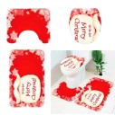 Acessórios de casa de banho de Natal 3 pcs 3