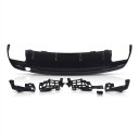 Achterdiffuser met uitlaatpijpen AMG stijl, dubbele uitlaat, ABS kunststof, glanzend zwart, voor Mercedes-Benz CLA W117/C117/X117 2012–2019 8