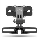 Achterlichtbeugel voor elektrische fiets en e-bike Montage op zadelrails Verstelbare hoek ABS kunststof 8 x 5,5 cm Zwart Voor e-bikes en fietsen 1