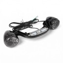 Achterrem- en richtinglichten voor motorfiets met verlichting voor kenteken 12V LED zwarte lijst voor Harley-Davidson Street Glide Road Glide 3