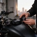 Achterrem- en richtinglichten voor motorfiets met verlichting voor kenteken 12V LED zwarte lijst voor Harley-Davidson Street Glide Road Glide 6