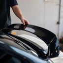 Achterste bovenste dakspoiler met zijvleugels, achterste dakbedekking, ABS kunststof, glanzend zwart, voor Seat Leon Mk3 5F FR 5-deurs 2013–2019 2