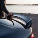 Achterste bovenste dakspoiler met zijvleugels, achterste dakbedekking, ABS kunststof, glanzend zwart, voor Seat Leon Mk3 5F FR 5-deurs 2013–2019 4