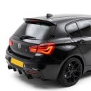 Achterste dakspoiler kofferdeksel met plakband 121 cm ABS kunststof glanzend zwart voor BMW F20 F21 hatchback 2011–2019 M135i M140i 120i 6