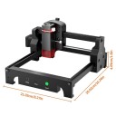 ACMER S1 Mini přenosný laserový gravírovací stroj 2,5 W DIY řezací gravírovačka Dřevo Akryl Sklo Kůže 130x130 mm Přesnost 0,01 mm 2