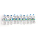 Acqua in bottiglia per bambole 10 pz Mini bottiglie trasparenti con tappo ed etichetta Accessorio in plastica realistico per il gioco con le bambole 2