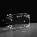 Acryl terrarium voor reptielen 25 x 15 x 15 cm Kweekdoos voor tarantula's, spinnen, schorpioenen en reptielen met ventilatieopeningen 2