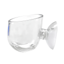 Acrylic Aquarium Planter 3.8 x 4 cm Plant Cup with Suction Cup Decorative Holder for Aquatic Plants Planting Cup for Glass 1