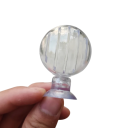 Acrylic Aquarium Planter 3.8 x 4 cm Plant Cup with Suction Cup Decorative Holder for Aquatic Plants Planting Cup for Glass 2