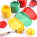 Acrylic Paints Set of 12 Bottles 50 ml Non-Toxic Water-Based Formula for Canvas Wood Glass Porcelain Walls and Creative DIY Crafting 5