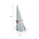 Acrylic Ring Stand Cone Shaped Jewellery Holder 6.5 × 2.5 cm Desktop Organiser for Displaying Rings 3