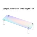 Acrylic Stand 1 Level 30 × 8 × 5 cm Pink Organiser for Figurines Perfumes Jewellery Display Shelf for Collectibles 2