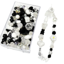 Acrylperlen 30 g Bunte Kunststoffperlen zur Schmuckherstellung Armbänder Halsketten Kreatives Basteln DIY Dekoration 11