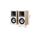 Actieve boekenplankluidsprekers AIYIMA S4000 studio monitor 40 W x2 Bluetooth 5.0 RCA en XLR 28 x 14,5 x 18,5 cm houten voor thuisluisteren 4