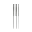 Acupunctuurnaalden 500 stuks 0,16 × 20 mm steriel eenmalig met geleidingsslang metalen zilveren voor nauwkeurige acupunctuur en massage 3