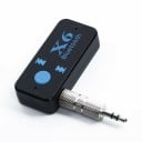 Adaptador bluetooth 4.1 inalámbrico para coche con jack AUX de 3,5 mm Función manos libres Control de reproducción de música Ranura para tarjeta micro 1