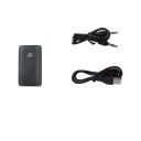 Adaptador bluetooth 5.0 sem fios 2 em 1 receptor e transmissor de som Conector jack de 3,5 mm Bateria de 300 mAh Duração de 5 horas Carga de 2 horas 2