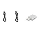 Adaptador bluetooth USB com cabo jack de 3,5 mm 1