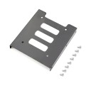 Adaptador Coolcirc Metálico 2,5" a 3,5" SATA SSD HDD Soporte de Montaje Universal para Caja de PC Torre Kit de Montaje Disco Duro Portátil Tornillos 2