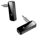 Adaptador de áudio Bluetooth 5.0 2 em 1 Transmissor e receptor jack 3,5mm para TV Rádio Automóvel Auriculares USB Mãos-livres AUX Transmissão de Som Sem Perdas 10 m 5
