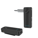 Adaptador de áudio Bluetooth 5.3 2 em 1 Receptor e transmissor 3,5mm AUX Jack USB para TV PC Carro Mãos Livres Música Estéreo Compatível com dispositivos Bluetooth 3