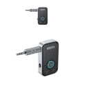 Adaptador de audio Bluetooth 5.3 2 en 1 con conector de 3,5 mm y USB-C Transmisor Receptor para coche Auriculares TV PC 5